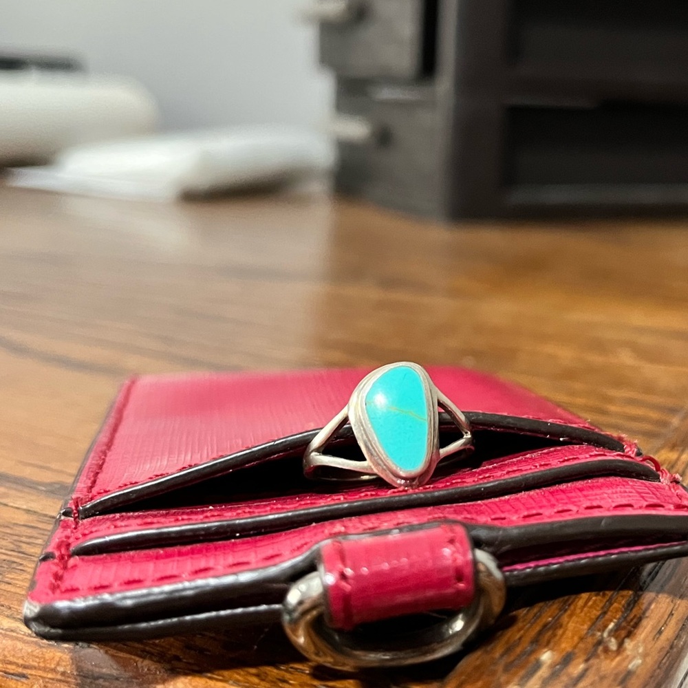 Faux Turquoise ring